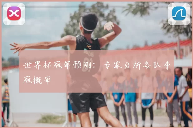 世界杯冠军预测:专家分析各队夺冠概率