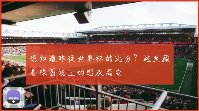 想知道昨夜世界杯的比分?这里藏着绿茵场上的悲欢离合